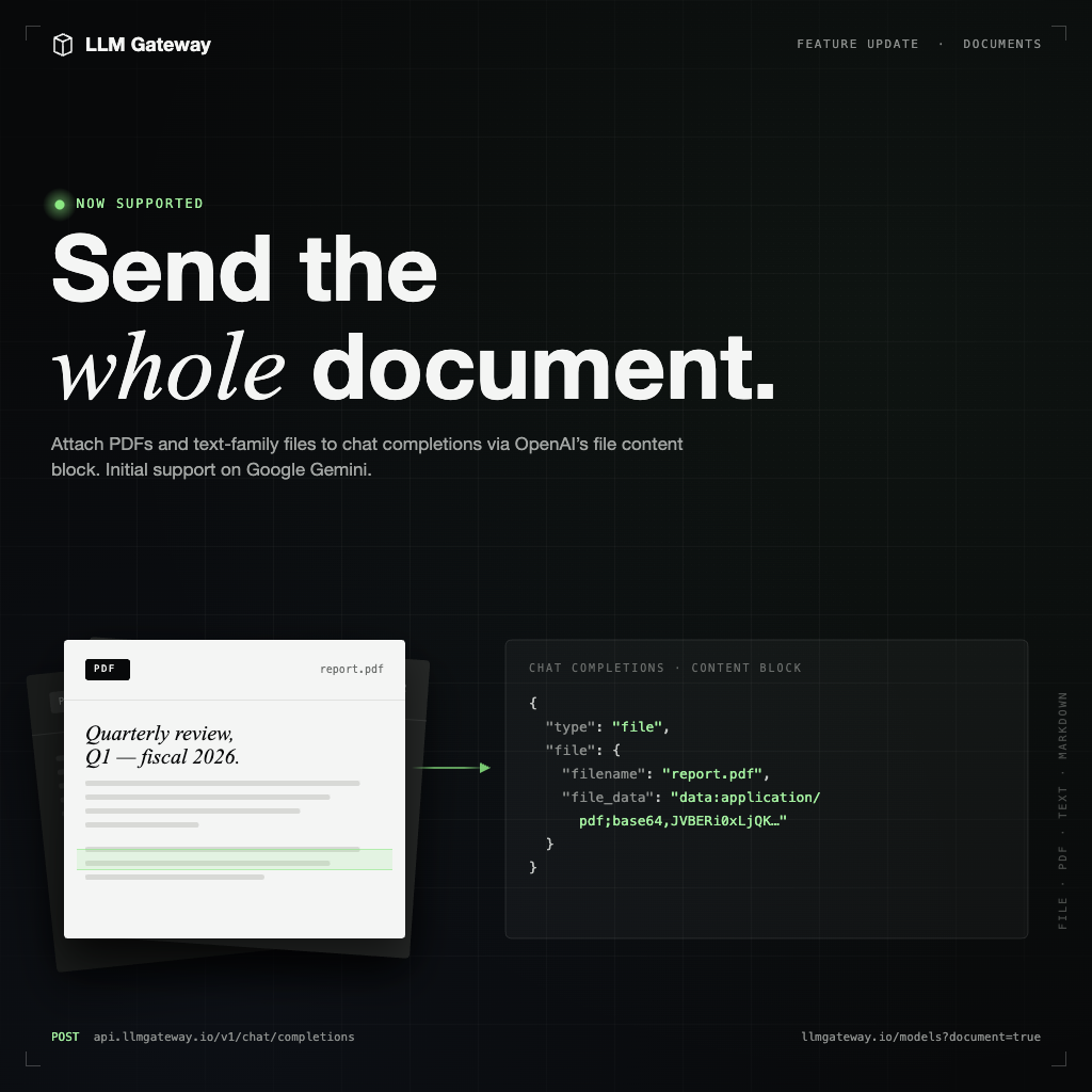 doteb now supports document attachments on chat completions